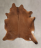 Solid Brown XX-Large Brazilian Cowhide Rug 9'4