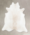 Ivory with Beige X-Large Brazilian Cowhide Rug 6'9