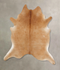 Beige XX-Large Brazilian Cowhide Rug 8'5