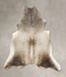 Grey with Beige XX-Large Brazilian Cowhide Rug 8'5