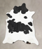 Black and White XX-Large Brazilian Cowhide Rug 8'6