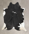 Black and White XX-Large Brazilian Cowhide Rug 8'10