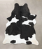 Black and White X-Large Brazilian Cowhide Rug 7'7