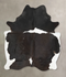Black and White X-Large Brazilian Cowhide Rug 7'6