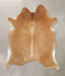 Beige XX-Large Brazilian Cowhide Rug 7'6