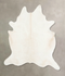 Ivory with Beige XX-Large Brazilian Cowhide Rug 8'9