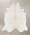 Ivory with Beige X-Large Brazilian Cowhide Rug 6'9