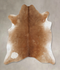 Solid Brown X-Large Brazilian Cowhide Rug 6'7