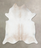 Ivory with Beige XX-Large Brazilian Cowhide Rug 9'0
