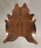 Solid Brown XX-Large Brazilian Cowhide Rug 8'9