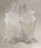 Medium Grey Large Brazilian Cowhide Rug 6'11