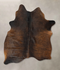 Dark Brindle Large Brazilian Cowhide Rug 6'5