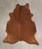 Solid Brown X-Large Brazilian Cowhide Rug 7'1