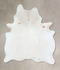 Ivory with Beige X-Large Brazilian Cowhide Rug 7'7