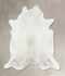 Ivory with Beige X-Large Brazilian Cowhide Rug 7'5