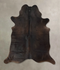 Chocolate X-Large Brazilian Cowhide Rug 7'11
