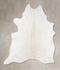 Ivory with Beige X-Large Brazilian Cowhide Rug 7'8
