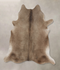 Taupe X-Large Brazilian Cowhide Rug 7'2