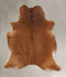 Solid Brown X-Large Brazilian Cowhide Rug 7'2