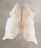 Grey with Beige X-Large Brazilian Cowhide Rug 7'4
