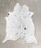 Salt and Pepper Black XX-Large Brazilian Cowhide Rug 8'1