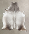 Medium Grey X-Large Brazilian Cowhide Rug 7'8