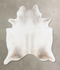 Grey with Beige XX-Large Brazilian Cowhide Rug 7'11