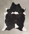 Black and White XX-Large Brazilian Cowhide Rug 8'7