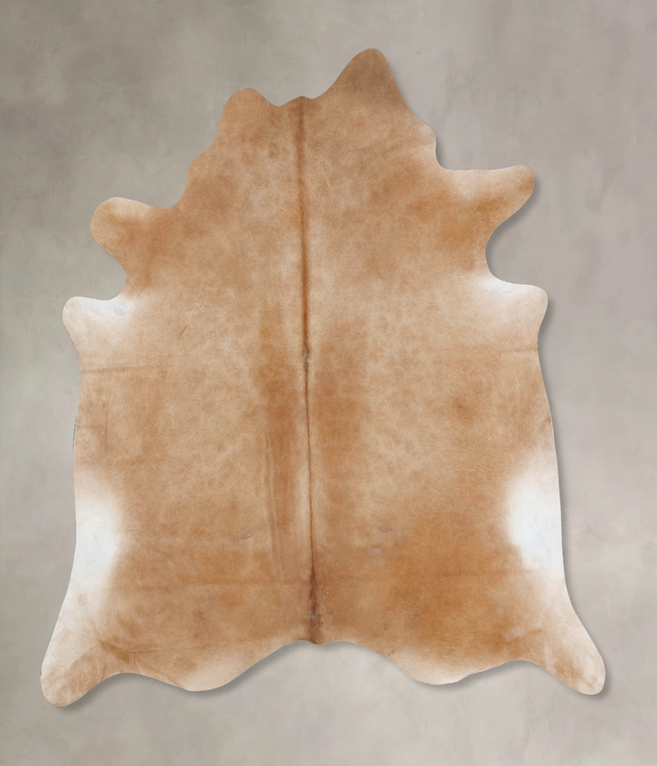 Beige XX-Large Brazilian Cowhide Rug 7'11"H x 7'5"W #B17476 by Hudson Hides