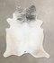 Grey Brindle XX-Large Brazilian Cowhide Rug 8'11