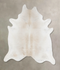 Grey with Beige XX-Large Brazilian Cowhide Rug 8'0