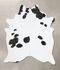 Black and White X-Large Brazilian Cowhide Rug 8'0