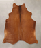 Solid Brown X-Large Brazilian Cowhide Rug 6'9