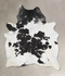 Black and White XX-Large Brazilian Cowhide Rug 8'5