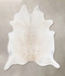 Grey with Beige XX-Large Brazilian Cowhide Rug 8'6