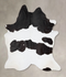 Black and White XX-Large Brazilian Cowhide Rug 9'0