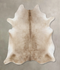 Taupe X-Large Brazilian Cowhide Rug 7'2