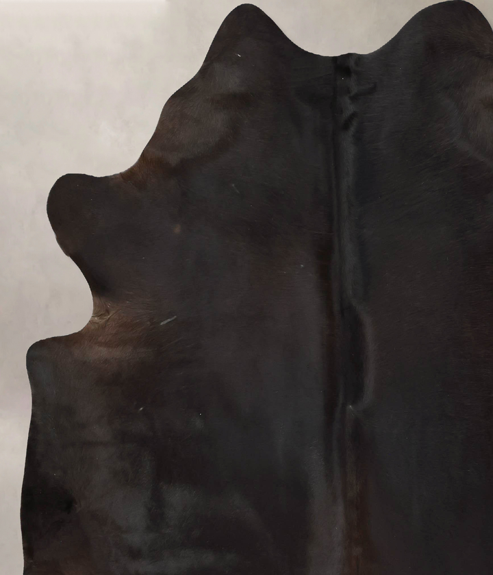 Chocolate XX-Large Brazilian Cowhide Rug 7'5"H x 6'10"W #B17662 by Hudson Hides