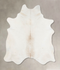 Ivory with Beige XX-Large Brazilian Cowhide Rug 8'3
