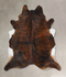 Dark Brindle XX-Large Brazilian Cowhide Rug 9'3