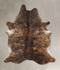 Dark Brindle X-Large Brazilian Cowhide Rug 8'1