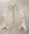 Taupe XX-Large Brazilian Cowhide Rug 7'10