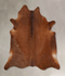 Solid Brown XX-Large Brazilian Cowhide Rug 7'9