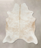 Light Caramel X-Large Brazilian Cowhide Rug 6'11