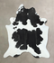 Black and White XX-Large Brazilian Cowhide Rug 8'6