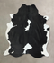 Black and White XX-Large Brazilian Cowhide Rug 8'6