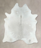 Light Grey XX-Large Brazilian Cowhide Rug 8'3