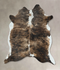 Dark Brindle X-Large Brazilian Cowhide Rug 7'1