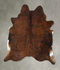 Medium Brindle X-Large Brazilian Cowhide Rug 6'6