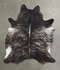 Grey Brindle X-Large Brazilian Cowhide Rug 7'8
